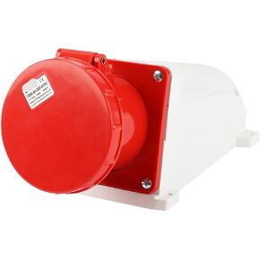 QKHGRFTRG Industrial Plug 16/32A Aviation seat Waterproof 380V3/4/5 core Three-Phase Four-Wire Exposed Socket(1444 Hole 125A Solid) in Kuwait