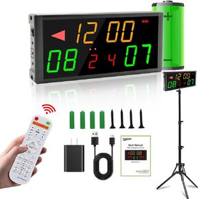 Portable Digital Scoreboard with Tripod,Multiple Sport Electronic Scoreboard with LED Display in Saudi Arabia