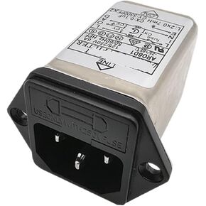 مقبس تيار متردد مع فلتر طاقة فيوز AR06D1 220 فولت AR10D1 AR03D1(AR06D1 6A مع فيوز) in Kuwait