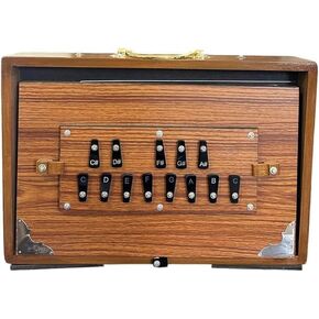Shruti Box Teak Wood, Musical Instrument Shruti Box With Bag Tuned 440Hz (15" X 10" X 3") in Saudi Arabia