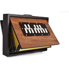 Shruti Box Musical Instrument, Pure Teak Wood Size (15" X 10" X 3"), Tune 440 Hz, Gig Bag, Key -C To C, Shruti Box with Carry Bag in Saudi Arabia