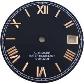 29mm Dial Rome Index Fit for NH35 NH36 Movements Fit 3 Clock 3.8 Clock Crown Watch Dials in Saudi Arabia