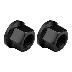 2 Pcs Flange Hex Lock Nuts, Carbon Steel Black Oxide Finish Hexagonal Nuts for Machinery Automotive Equipment -M14 in Saudi Arabia