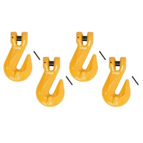 Mytee Products 1/2" Grade 80 Clevis Cradle Grab Hooks w/Pins | Tow Hooks with Clevis Pin for Trucks, 12,000 lbs WLL (4 Pack) in Kuwait