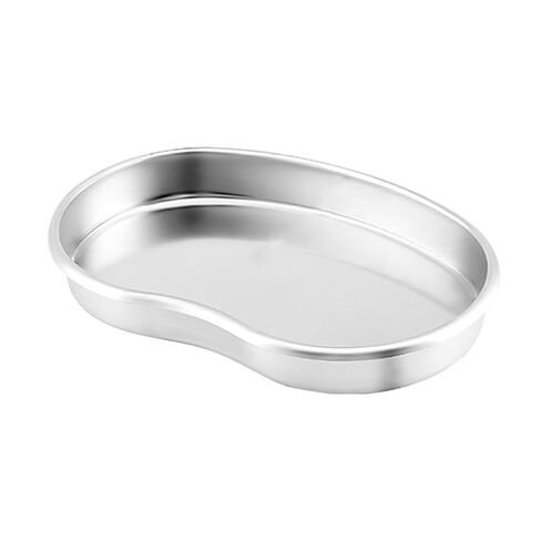 Stainless Steel Tray Kidney Bowl Kidney Shaped Basin Reusable Metal Dish S in Kuwait