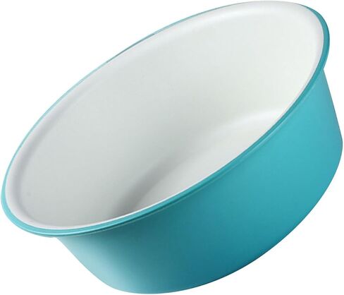 Ymiko Round Wash Thickened Plastic Multipurpose Wash Basin for Face Cleansing, Washing Clothes, and Foot Soaking -, Stylish, and Functional (26x9cm) in Kuwait