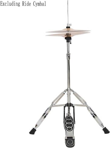 Professional Hi-Hat Cymbal Stand with Pedal, Heavy Duty Double Braced Hi Hat Stand, Height Adjustable 29.5"-43.3" Drum Hi-Hat Stand for 14" Cymbal (Cymbal Not Included) in Kuwait