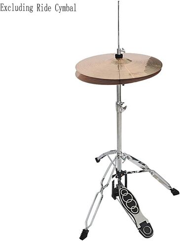 Professional Hi-Hat Cymbal Stand with Pedal, Heavy Duty Double Braced Hi Hat Stand, Height Adjustable 29.5"-43.3" Drum Hi-Hat Stand for 14" Cymbal (Cymbal Not Included) in Kuwait