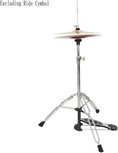 Professional Hi-Hat Cymbal Stand with Pedal, Heavy Duty Double Braced Hi Hat Stand, Height Adjustable 29.5"-43.3" Drum Hi-Hat Stand for 14" Cymbal (Cymbal Not Included) in Kuwait