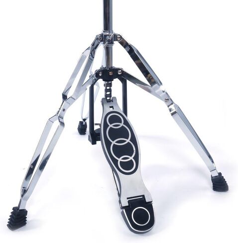 Professional Hi-Hat Cymbal Stand with Pedal, Heavy Duty Double Braced Hi Hat Stand, Height Adjustable 29.5"-43.3" Drum Hi-Hat Stand for 14" Cymbal (Cymbal Not Included) in Kuwait