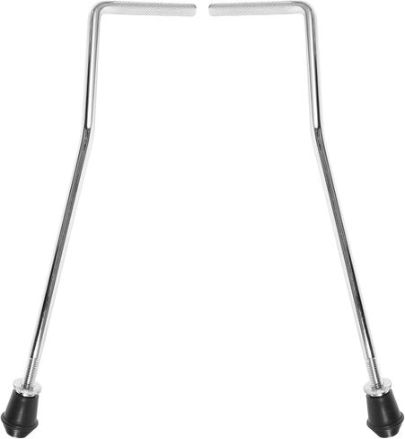 Kisangel 2Pcs Metal Tom Drum Holder Stand with Bass Drum Legs Bracket Percussion Instrument Mount Accessory for Set Performance and Display in Kuwait