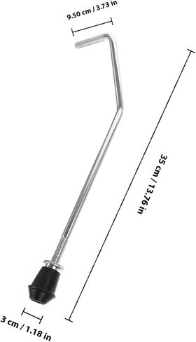 Kisangel 2Pcs Metal Tom Drum Holder Stand with Bass Drum Legs Bracket Percussion Instrument Mount Accessory for Set Performance and Display in Kuwait