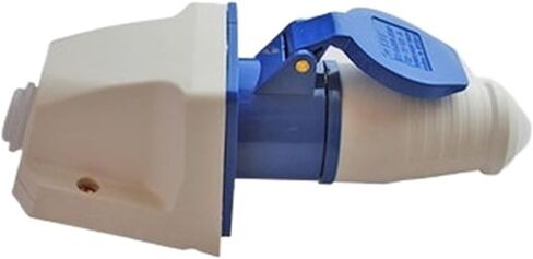Waterproof Industrial Plug and Socket Connector 3-core 4-Hole 5-pin 16A/32A Non-Explosion-Proof Aviation Male and Female Docking(3 Core 32a Concealed Installation) in Kuwait