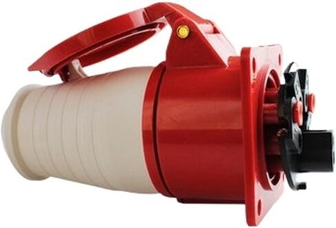 Waterproof Industrial Plug and Socket Connector 3-core 4-Hole 5-pin 16A/32A Non-Explosion-Proof Aviation Male and Female Docking(3 Core 32a Concealed Installation) in Kuwait