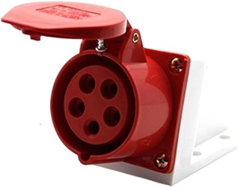 3-pin 4-pin 5-Hole Waterproof Aviation Plug 16A32A Non-Explosion-Proof Socket Industrial Fast Male and Female Docking(5 Pin 32a Connector Socket Sf225) in Kuwait