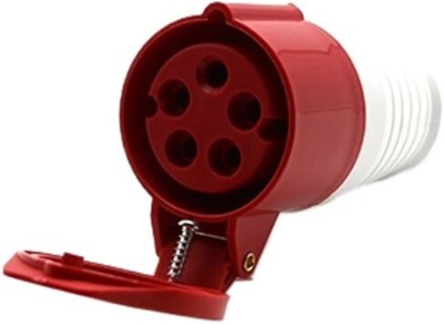 3-pin 4-pin 5-Hole Waterproof Aviation Plug 16A32A Non-Explosion-Proof Socket Industrial Fast Male and Female Docking(5 Pin 32a Connector Socket Sf225) in Kuwait