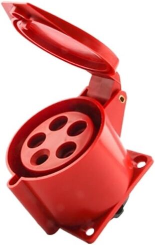 Industrial Aviation Plug Non-Explosion-Proof Socket Connector Three-Phase Waterproof Construction site Docking 3 core 4 5 Holes 16A/32A(Five core 16A Connector) in Kuwait