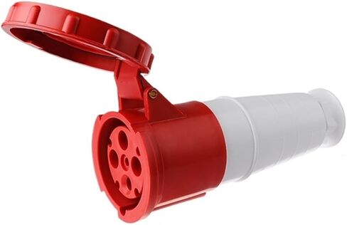 Waterproof Industrial Plug Connector 63A/125A 3-core 4-core 5-Hole Coupler Aviation Socket Male and Female Docking(5 Core 125a Surface Mounted) in Kuwait