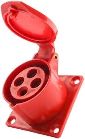 Industrial Aviation Plug Non-Explosion-Proof Socket Connector Three-Phase Waterproof Construction site Docking 3 core 4 5 Holes 16A/32A(Five core 16A Connector) in Kuwait