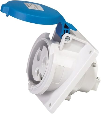 Concealed Socket Outdoor IP44 Waterproof European Standard Industrial Oblique Plug Connector Power Controller Switch(SP-1147 3P 63A) in Kuwait