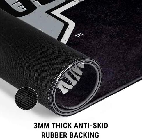 Skinit Small Gaming Mouse Pad - Officially Licensed Los Angeles Kings Distressed Design with Stitched Edges, Waterproof, Non-Slip Rubber Base, Desk Mat for Keyboard & Mouse, 12.6" x 11" inches in Kuwait