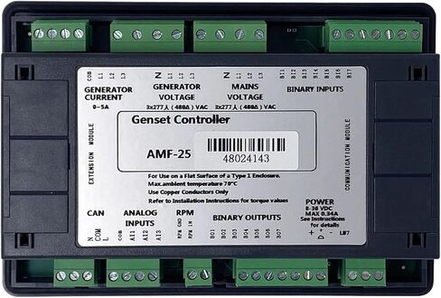 AMF25 Generator Controller Auto Start LCD Control Panel 1Pcs in Saudi Arabia