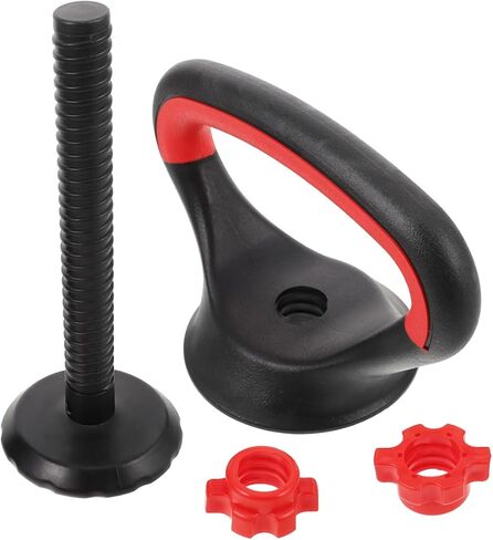 HEMOTON Adjustable Kettlebell Handle and Base, Dumbbell to Kettlebell Converter for Men Women, Build Your Kettle Bells Weights Set for Home Gym in Kuwait