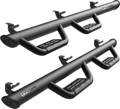 Tyger Auto Tyger Access Running Boards Compatible with 2020-2026 Jeep Gladiator JT | TG-AS2J24006 | Textured Black Drop Step Rail in Saudi Arabia