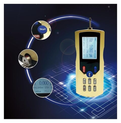 Surface Roughness Meter. Handheld Digital Surface Roughness Tester Meter Electronic Gauge for Metal Plastic Wood Measurement in Kuwait