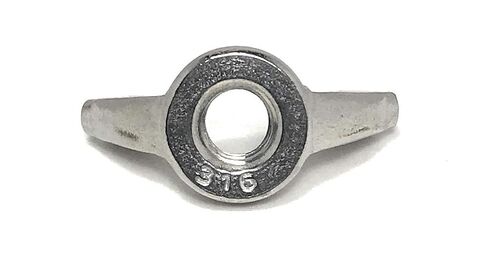 1/4-20 Stainless Steel Wing Nuts 1/4-20 Butterfly Nuts 316 Marine Grade Stainless Steel (5 Pieces) in Kuwait
