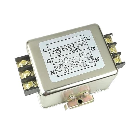 CW4L2-10A/20A/30A-RS مرشح طاقة ثابت أحادي الطور للسكك الحديدية AC220V(CW4L2-20A-RS) in Kuwait