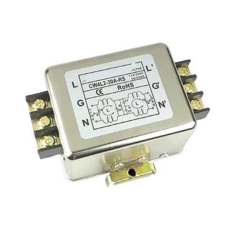 CW4L2-10A/20A/30A-RS مرشح طاقة ثابت أحادي الطور للسكك الحديدية AC220V(CW4L2-20A-RS) in Kuwait