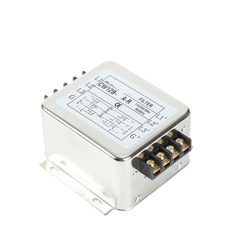 Power Filter Terminal Block CW12B-3A/6A/20A/30A/40A/10A-R Three-Phase Three-Wire 380V(CW12B-3A-R) in Kuwait