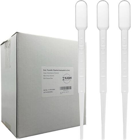 Transfer Pipette 2ml to 5ml Clear with Graduation Droppers [Pack of 500] in Kuwait