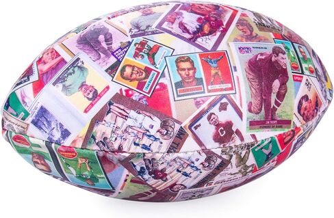Crown Sporting Goods Vintage Gridiron Legends Football, Official Size 9 Collector's Ball with Air Pump, Red Grange, Jim Thorpe, Johnny Unitas, and More in Kuwait