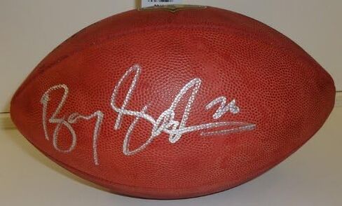Barry Sanders Autographed Official NFL Football in Kuwait