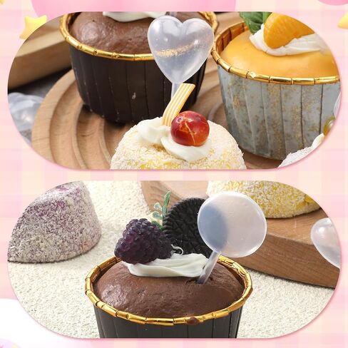 150 Pcs Heart-Shaped and Round Plastic Pipettes Cupcakes Pipettes 4ml Plastic Pipettes Dropper for Cupcakes Mini Pipette Pipette Dropper for Chocolate Birthday Party and Holiday Decoration(3 Shapes) in Kuwait