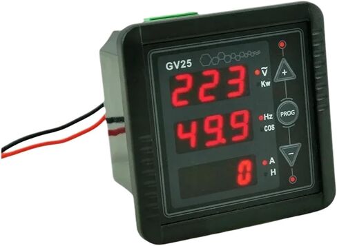 GV25L GV25 MK2 Generator AC Digital Meter Voltage Current Frequency Monitoring AC220V 1Pcs(GV25L MK2) in Saudi Arabia