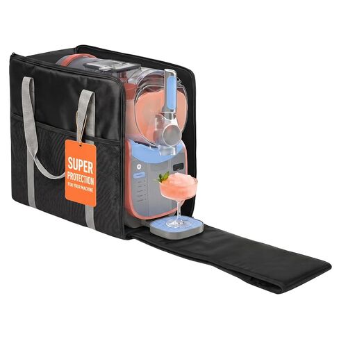 حقيبة حمل مبطنة لسلسلة Ninja Slushi Max FS605(XXL) وFS601(XL) | حقيبة سفر مقاومة للماء لآلة سلاشي، حقيبة شديدة التحمل مع حزام كتف وجيوب تخزين، أجزاء صلبة عالية القوة in Kuwait