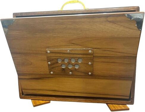 Shruti Box, 36 Keys, 3 Octave, 440Hz (432Hz on request), Teak & Ply, Shruti Box with Foot Pedal in Saudi Arabia