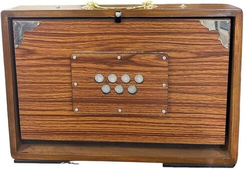 Shruti Box Teak Wood, Musical Instrument Shruti Box With Bag Tuned 440Hz (15" X 10" X 3") in Kuwait