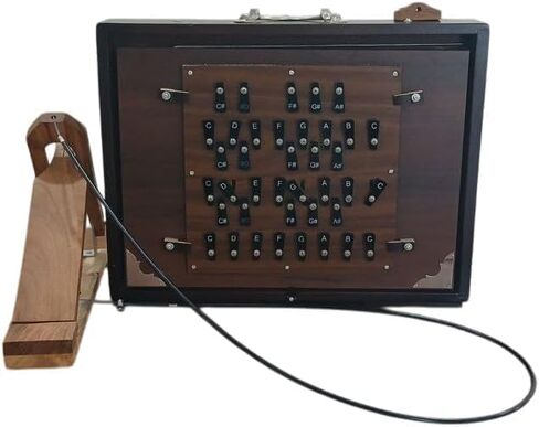 Large 39 Keys Shruti Box, 3 Set Reeds, Key, C To C, First-Second-Third Octaves, Pure Sanmica Tuned and 440Hz in Saudi Arabia
