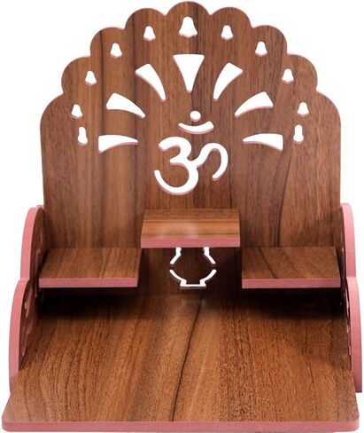 Indian Wooden Home Temple, Handcrafted Wooden Home Temple for Daily Worship Space Like Home, Office Decor Item in Kuwait