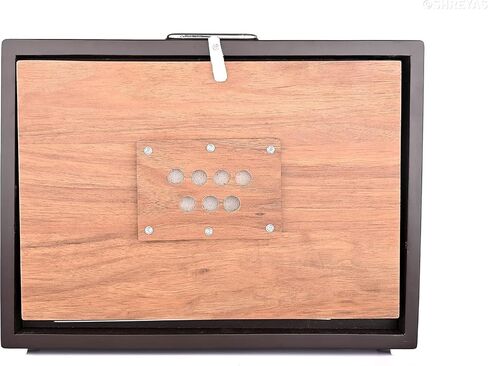 Shruti Box Musical Instrument, Pure Teak Wood Size (15" X 10" X 3"), Tune 440 Hz, Gig Bag, Key -C To C, Shruti Box with Carry Bag in Kuwait