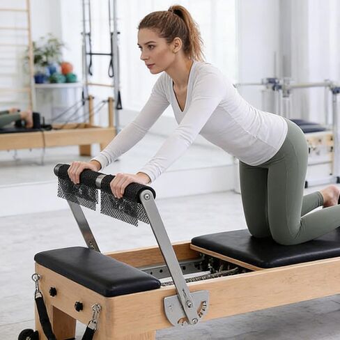 Non Slip Pilates Mat,4 Piece Workout Hand Grip - Pilates Non Slip Mat - for Yoga Pull Ups Gym Exercise Unisex Free Weights Body Building Indoor Home in Saudi Arabia