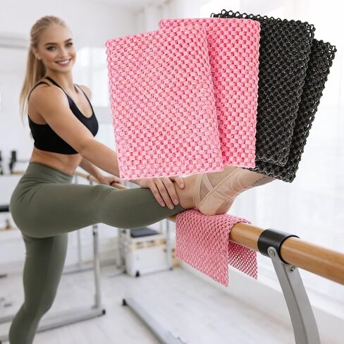 Non Slip Pilates Mat,4 Piece Workout Hand Grip - Pilates Non Slip Mat - for Yoga Pull Ups Gym Exercise Unisex Free Weights Body Building Indoor Home in Saudi Arabia