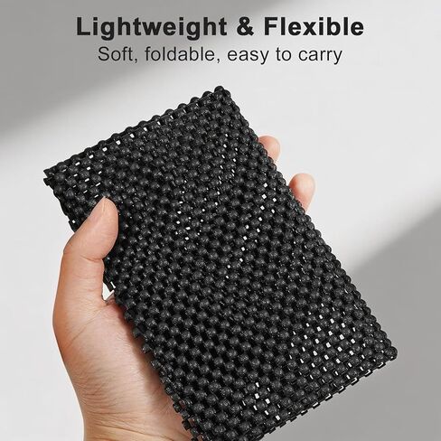 Non Slip Pilates Mat,4 Piece Workout Hand Grip - Pilates Non Slip Mat - for Yoga Pull Ups Gym Exercise Unisex Free Weights Body Building Indoor Home in Saudi Arabia