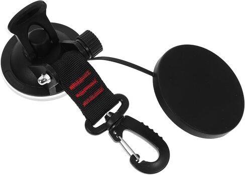 jojofuny 1pc Heavy Duty Tent Suction Cup Hook with Securing Tie for Car Rv Outdoor Camping Tarp Strong Load-Bearing Lightweight Anchor for Smooth Surfaces in Kuwait