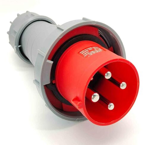 IEC60309 Waterproof CEE Industrial Activity Female Plug 4Pin 125A(UI Standard 100A) 380-415V 3P+E Flame Retardant IP67 in Kuwait