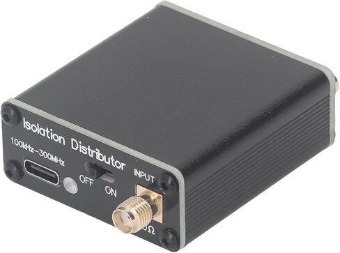 Zunate Active RF Isolation Distributor, 100kHz to 150MHz Signal Splitter with 50 Ohm Impedance for SDR, GPSDO, Clock Sources, and Radio Systems, 600mAh in Kuwait